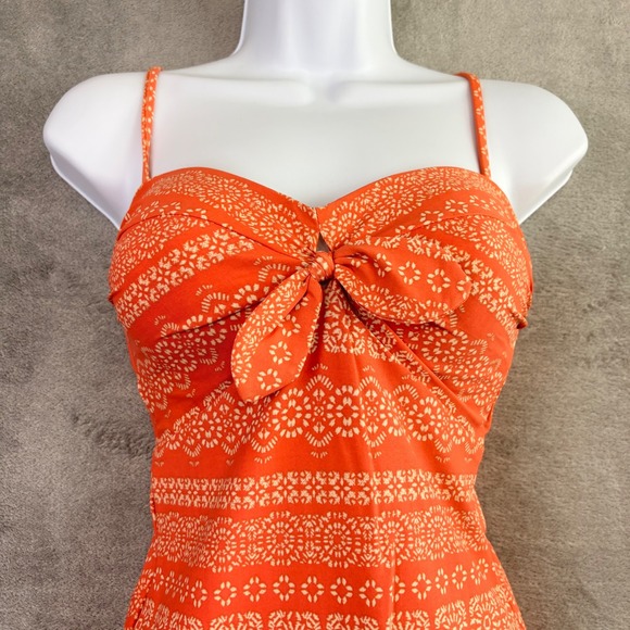 Robin Piccone 6 Swimsuit Isla Plunge One Piece Body Shaping Terracotta NWOT - Picture 4 of 12